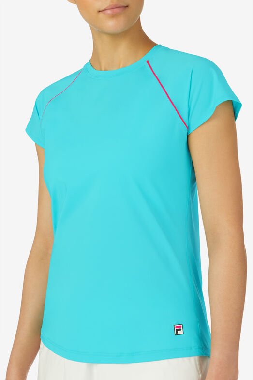 Tie Breaker Women's Short Sleeve Tennis Top