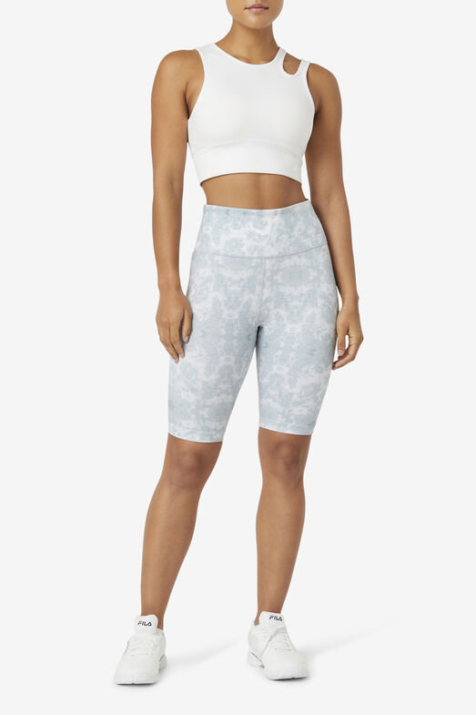 UPLIFT SLICE CROP BRA TOP/WHITE/Large