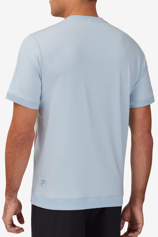 SHORT SLEEVE YD CREW/CBLU/STRPS/Large