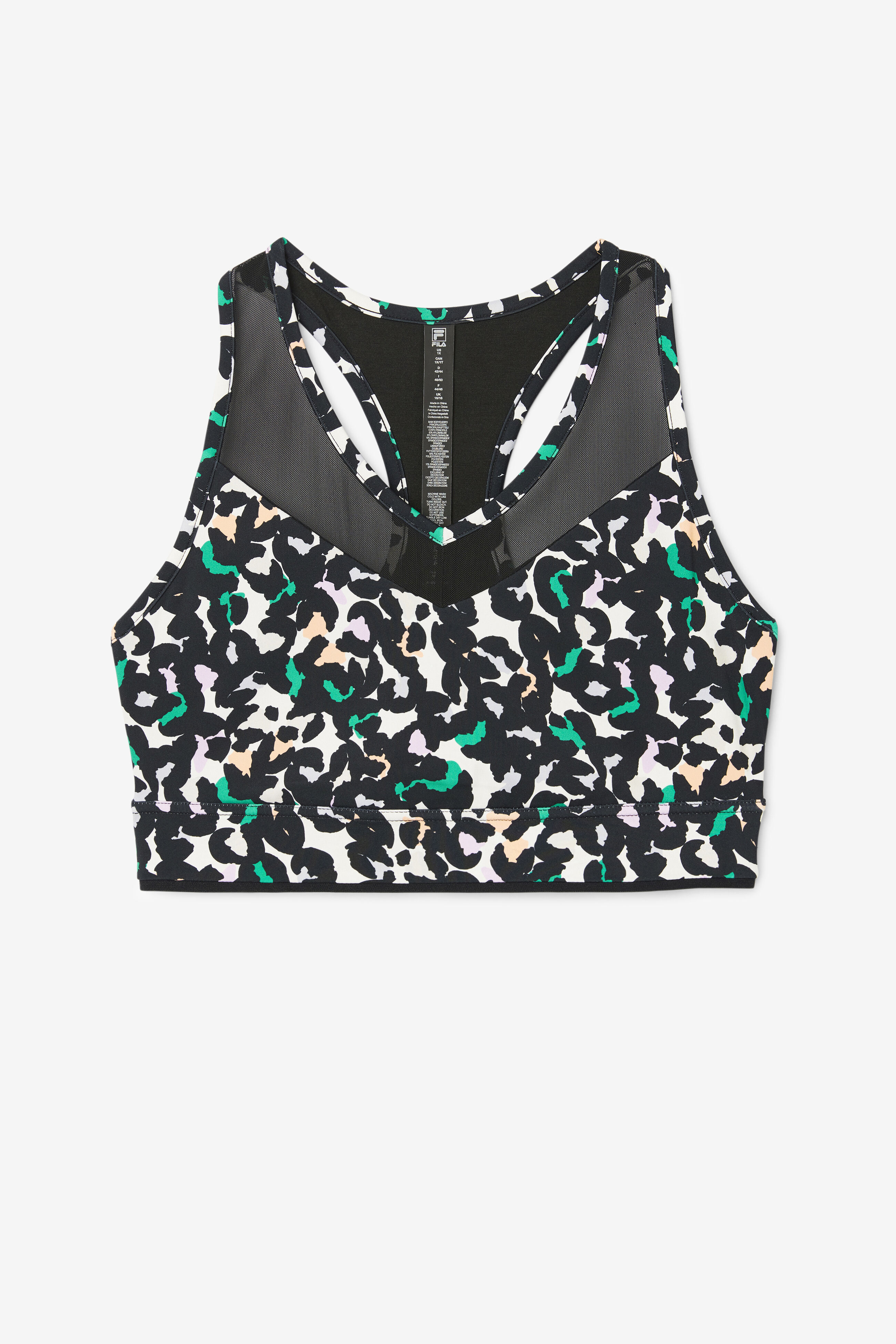 Fila mesh best sale back sports bra