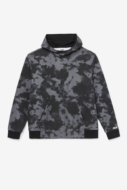 MARKITH TIE DYE HOODIE/BLACK/Large