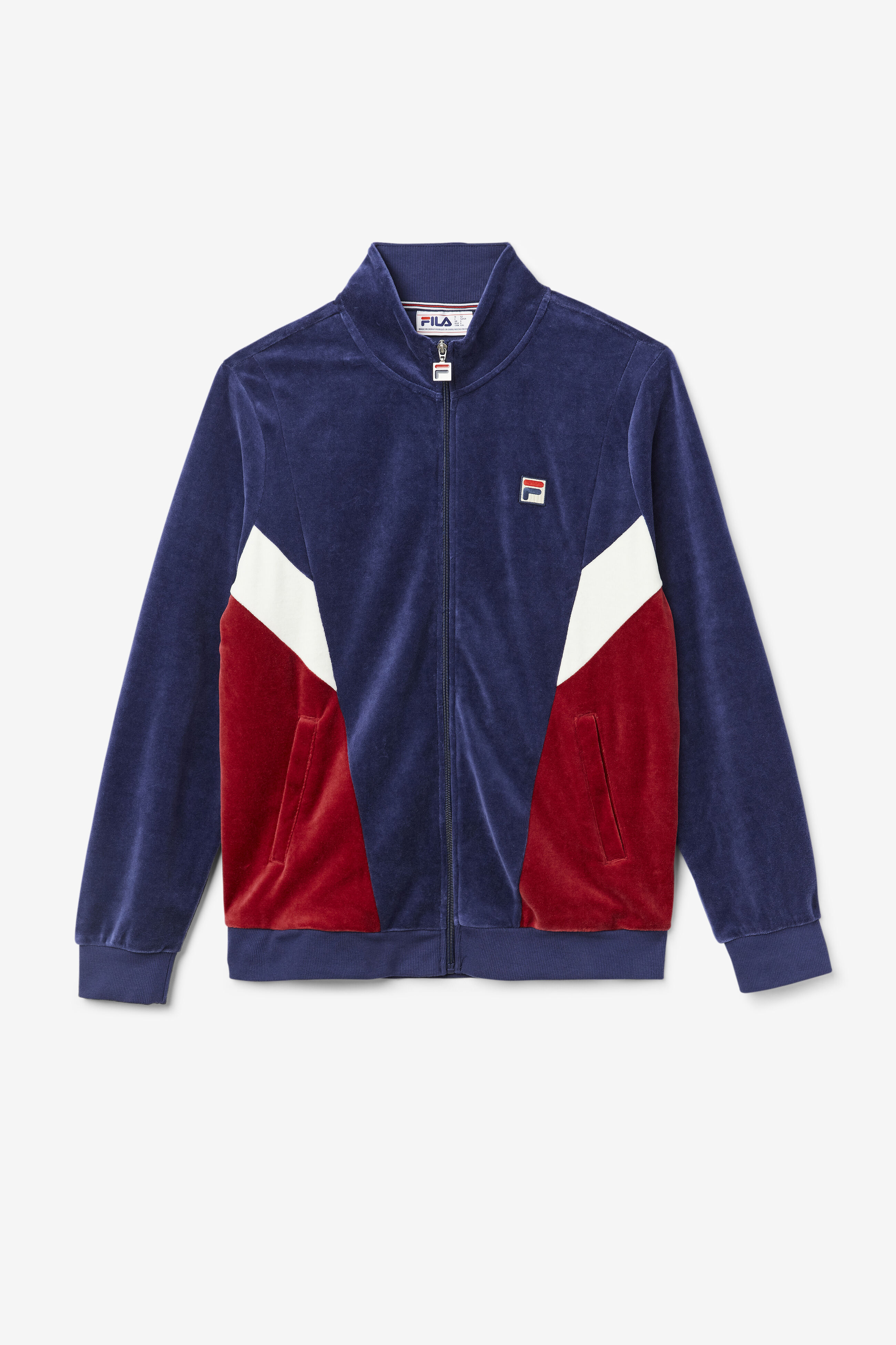 Fila men's velour hot sale jacket