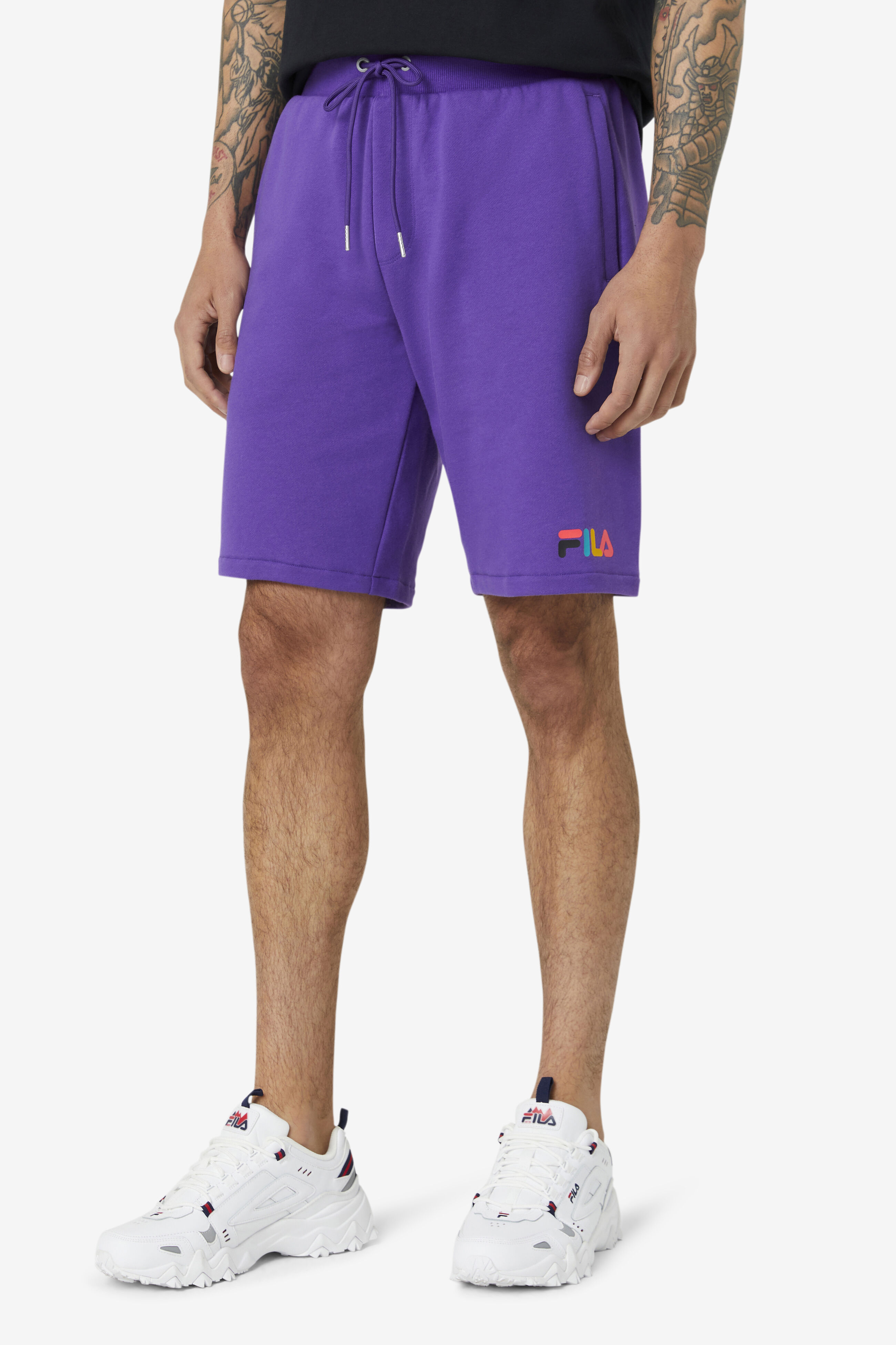 Fila shorts mens 2025 purple