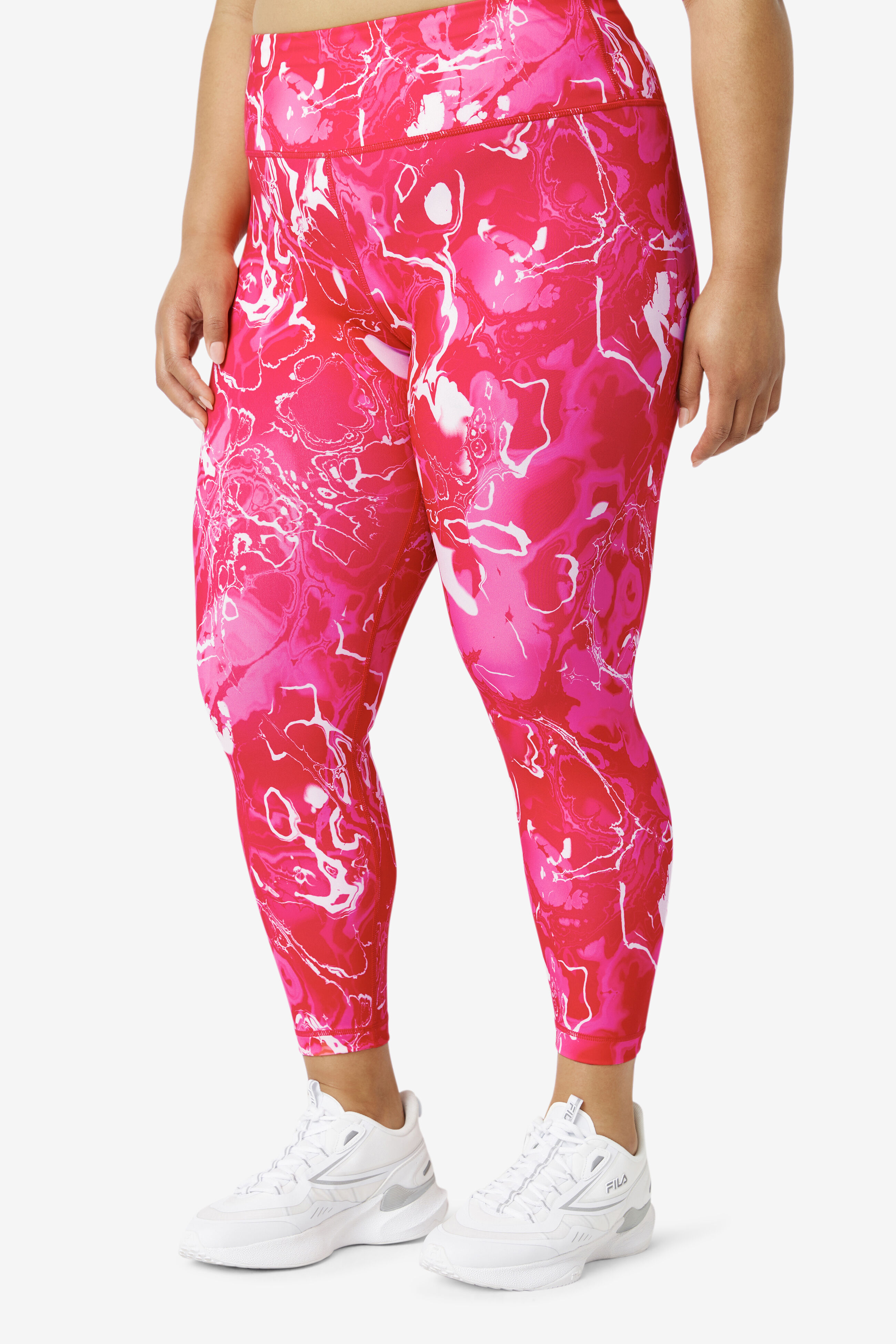 Forza Plus Size Sleek 7 8 High Waisted Working Leggings Fila