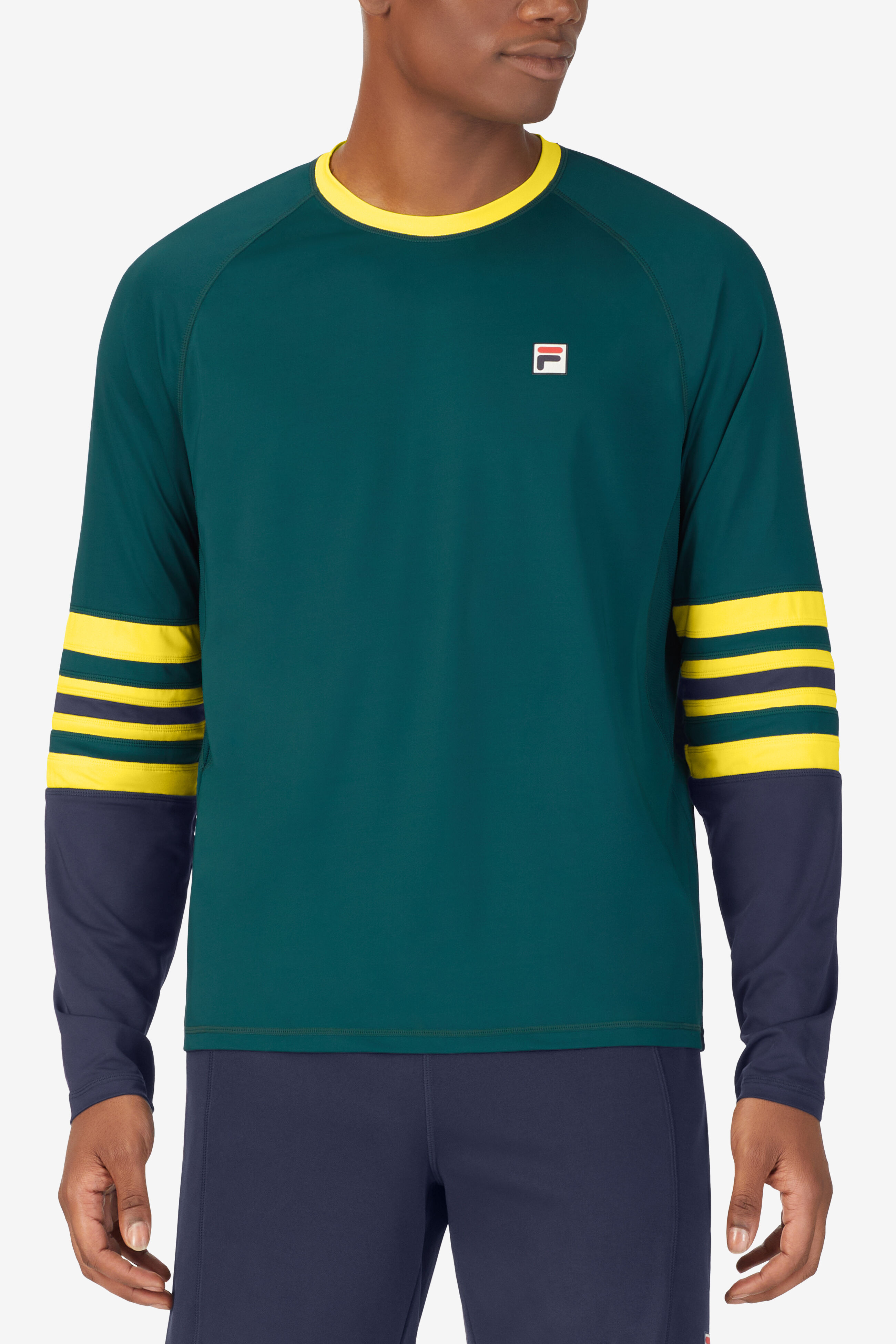 Teal fila shirt store
