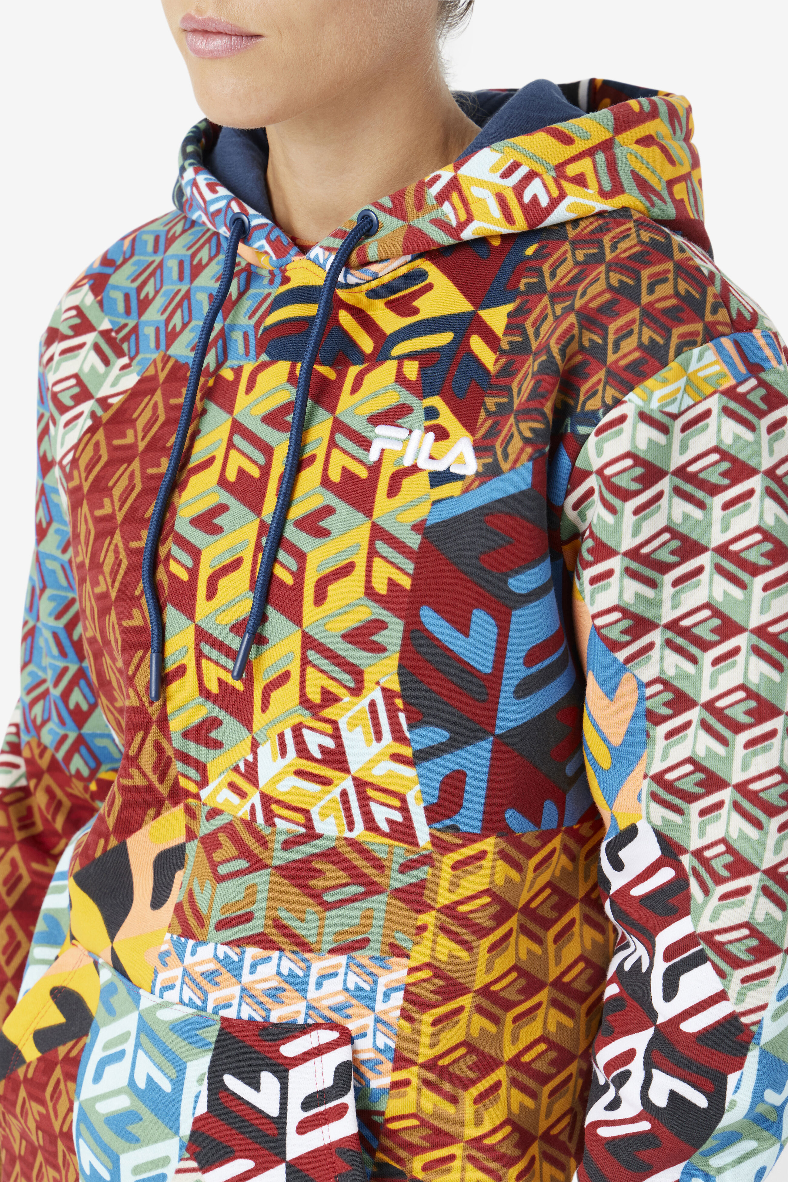 Laylani Women s Printed Pullover Hoodie Fila