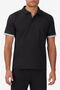 SHORT SLEEVE POLO/BLK/CBLU/Medium