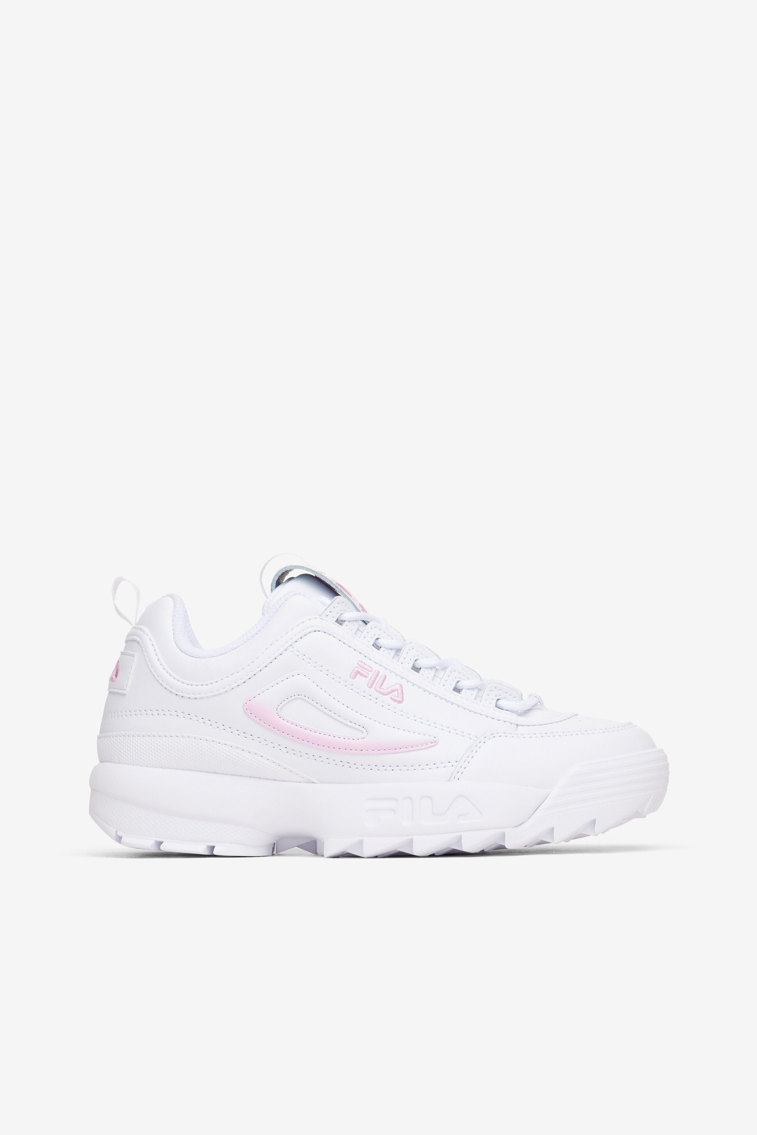 Fila disruptor ii women's pink and white discount