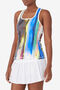 GALAXY PRINTED RACERBACK TANK