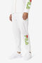 MANSUR PANT/WHT/FGRN/FRED/Large