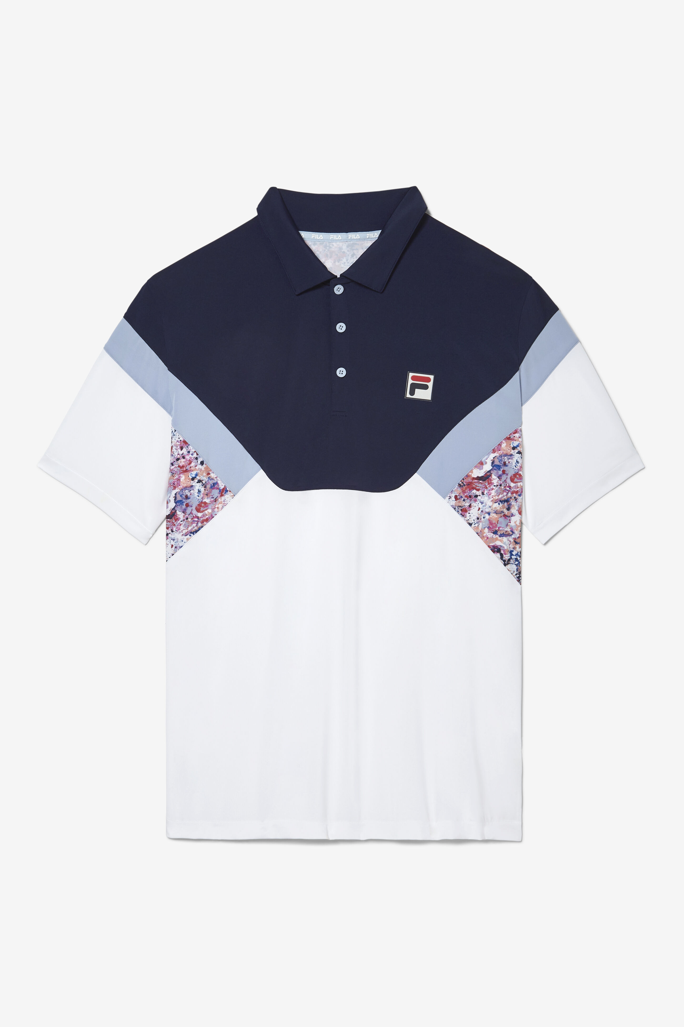 Fila color block hotsell shirt
