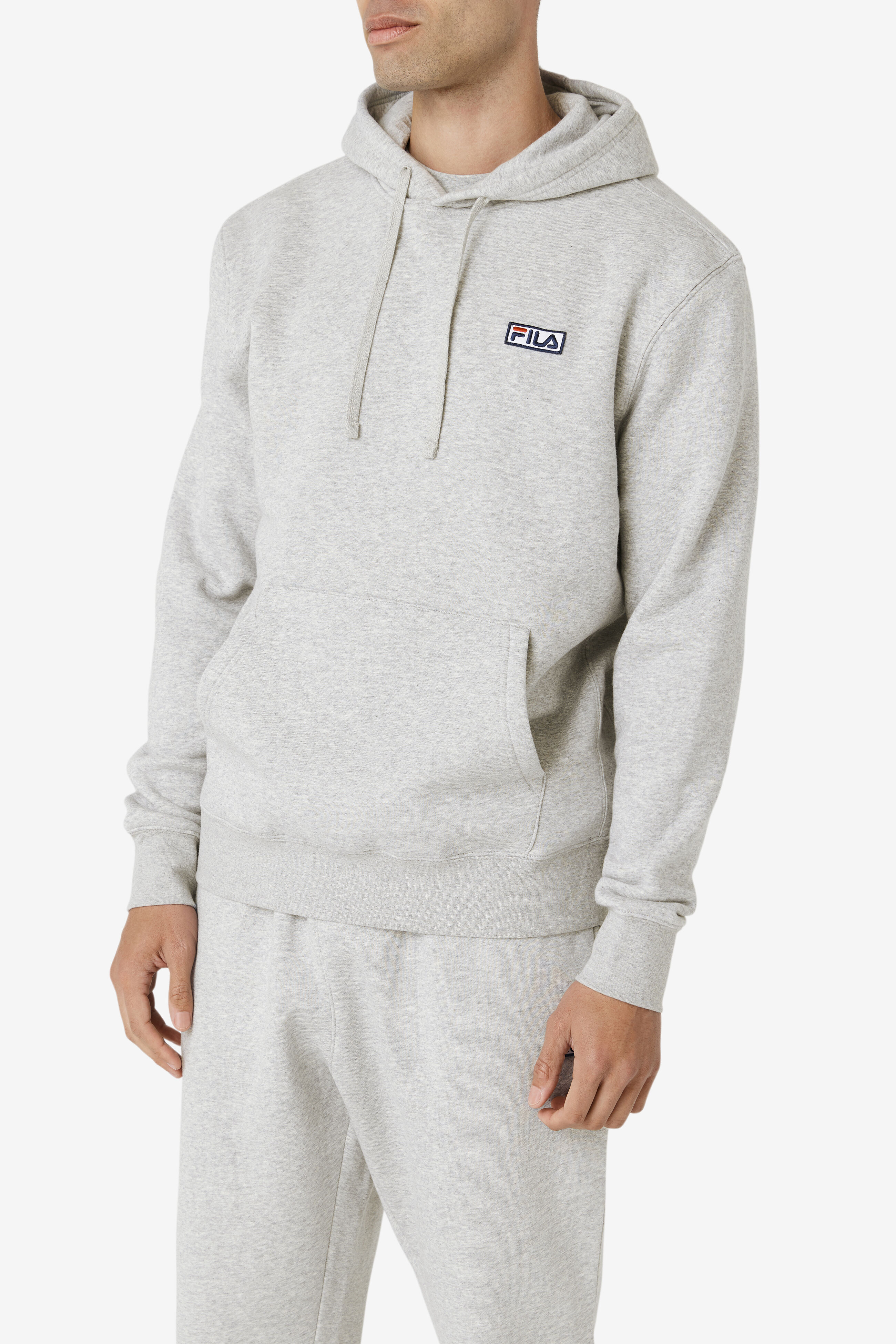White fila hoodie mens top