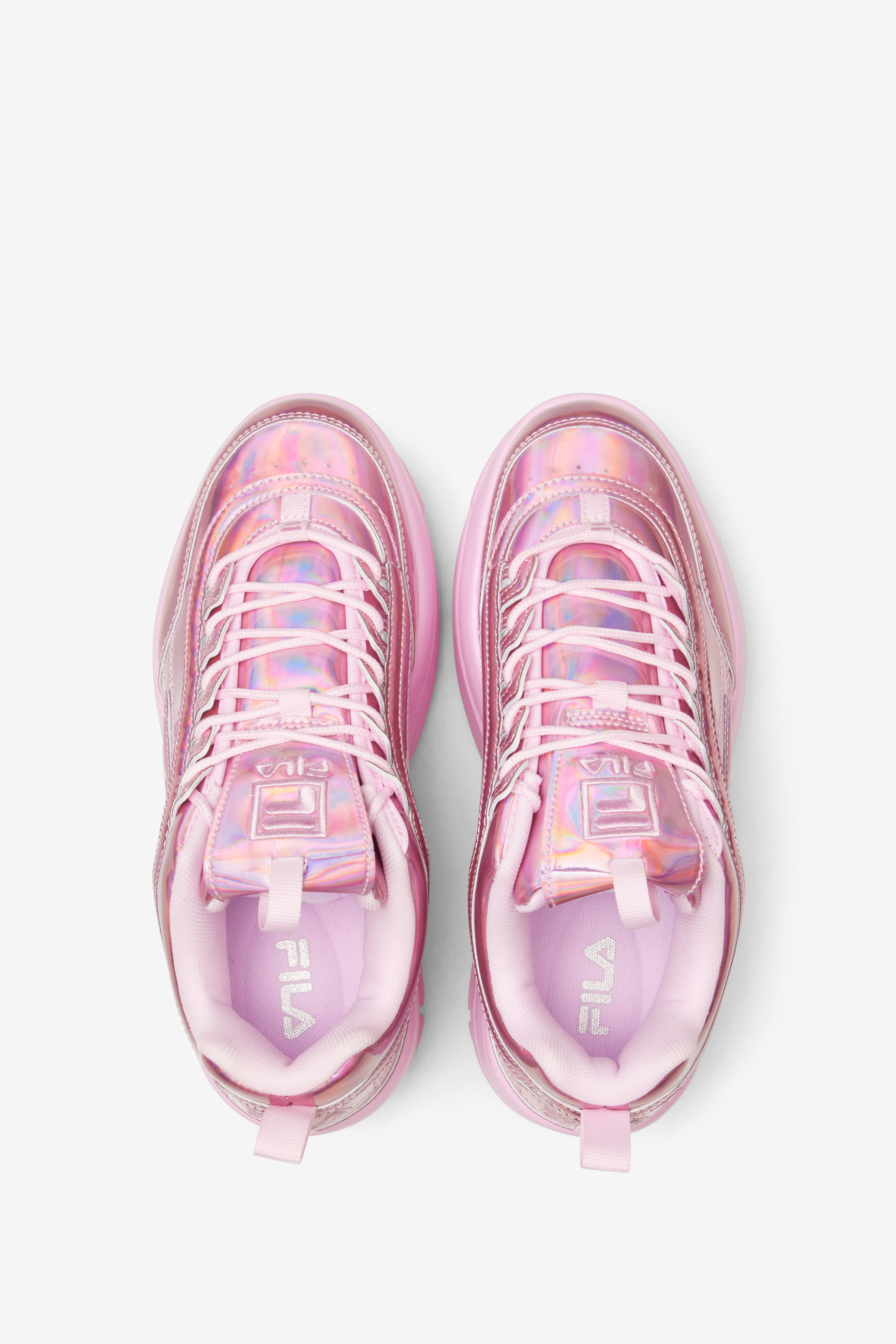 Fila disruptor pink velvet top