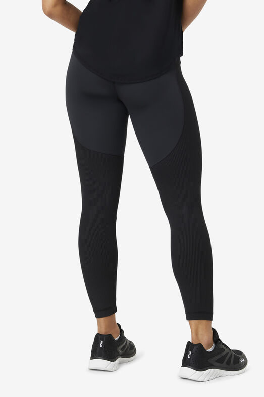FORZA TEXTURE LONG LEGGING/BLACK/Extra large