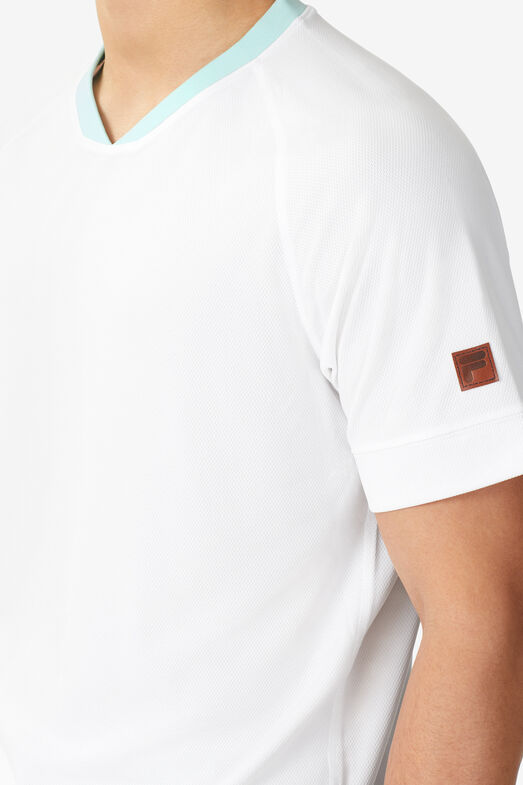 SHORT SLEEVE V-NECK