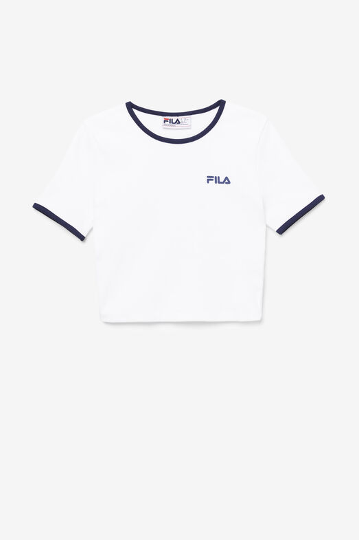 PERLA SHORT SLEEVE CROP TEE