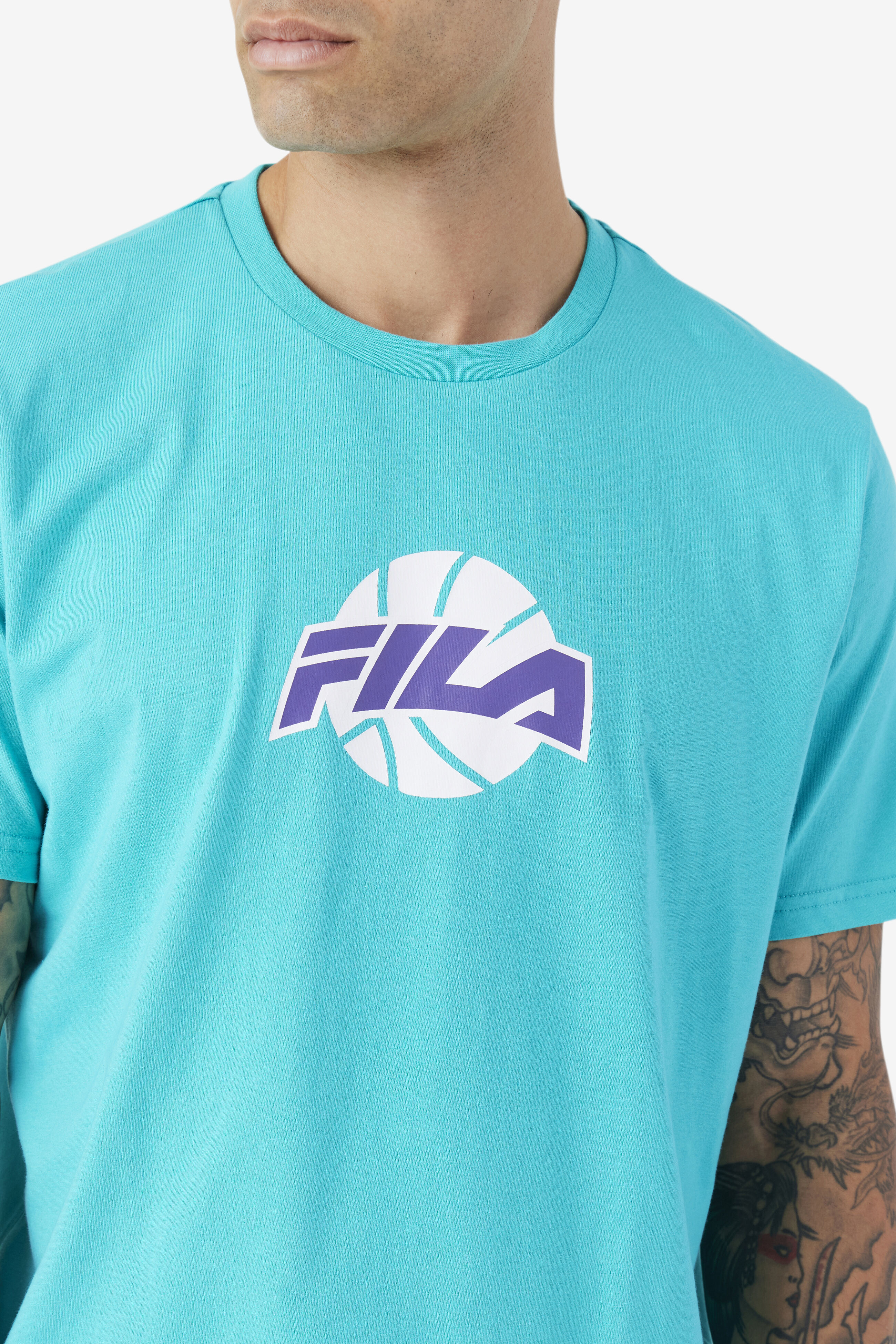 Turquoise discount fila shirt
