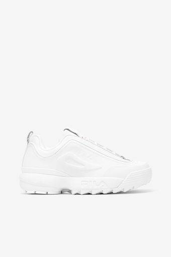 Zapatilla Fila Disruptor Ii Wedge Mujer Mono Blanco - Real Kicks