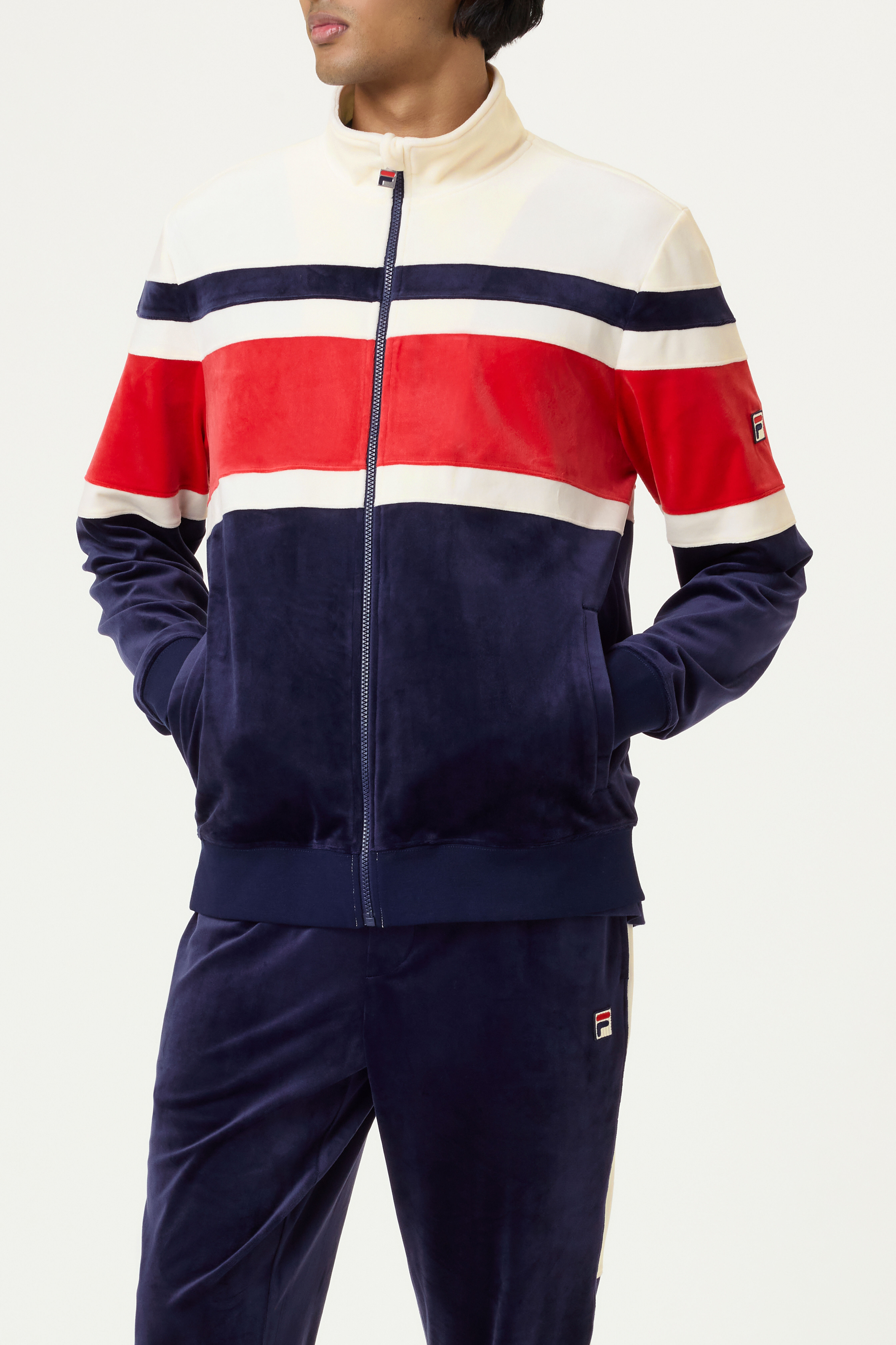 Fila vintage velour track jacket online