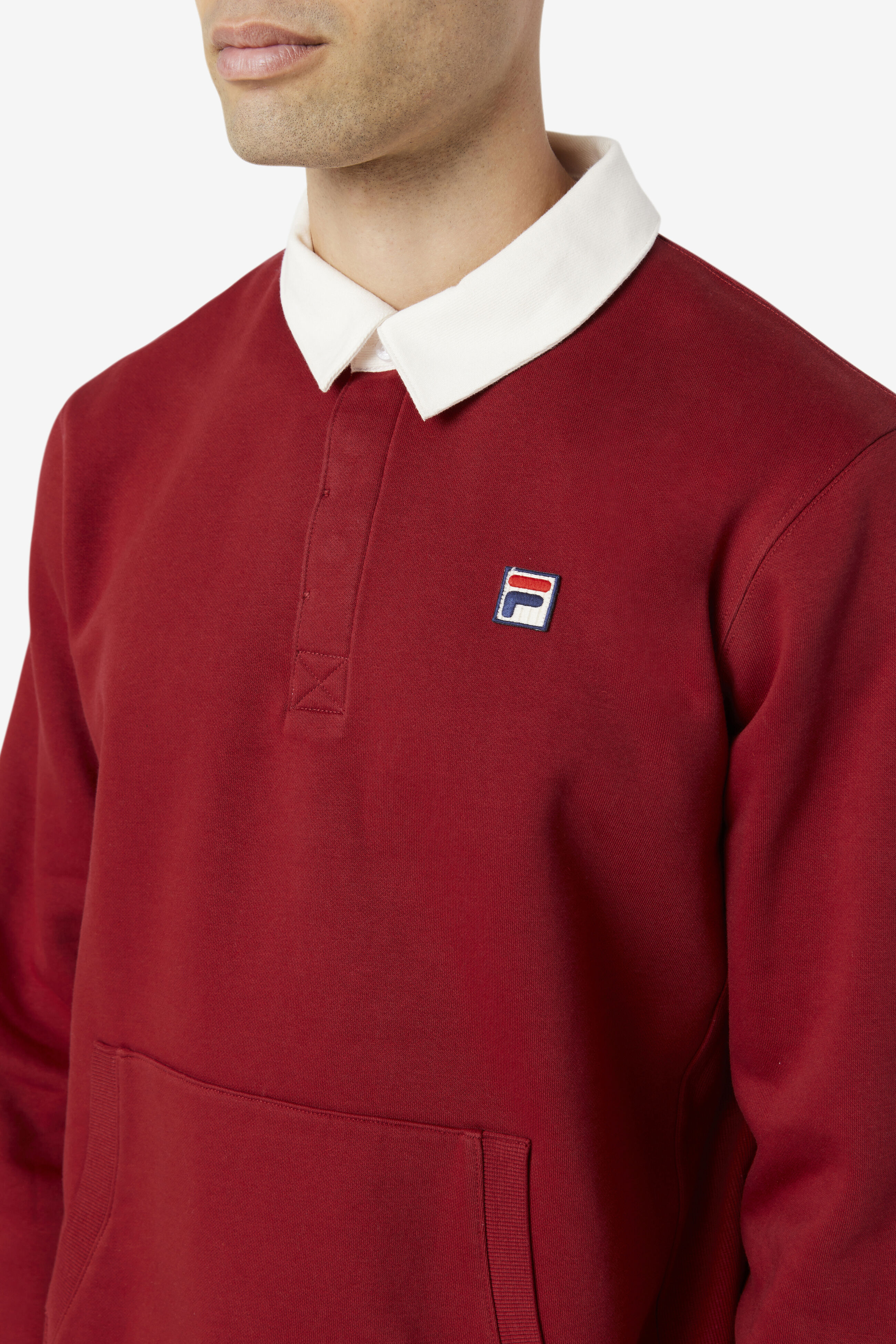 Edison Men s Long Sleeve Rugby Shirt Fila