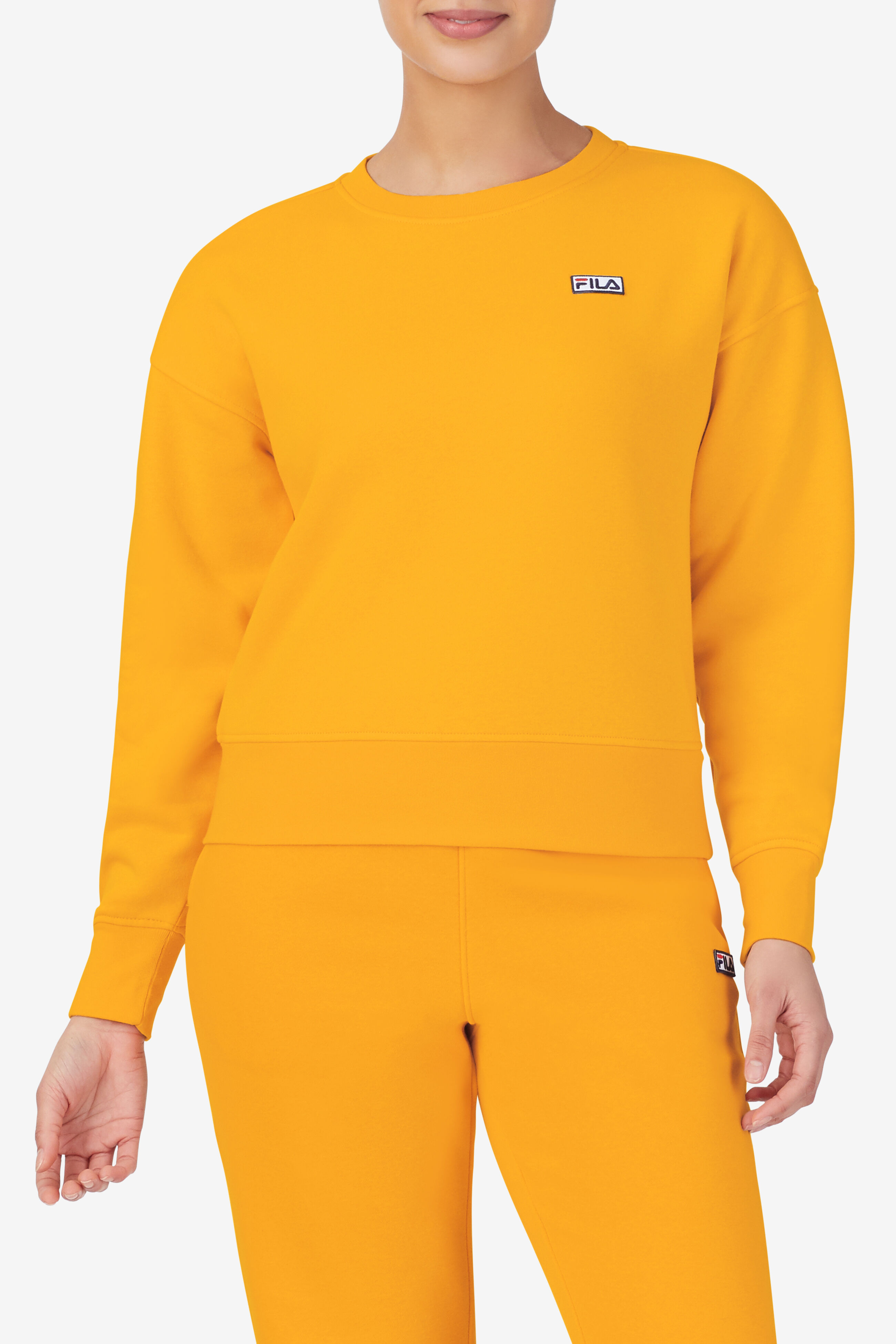 Fila yellow sweatshirt women's clearance