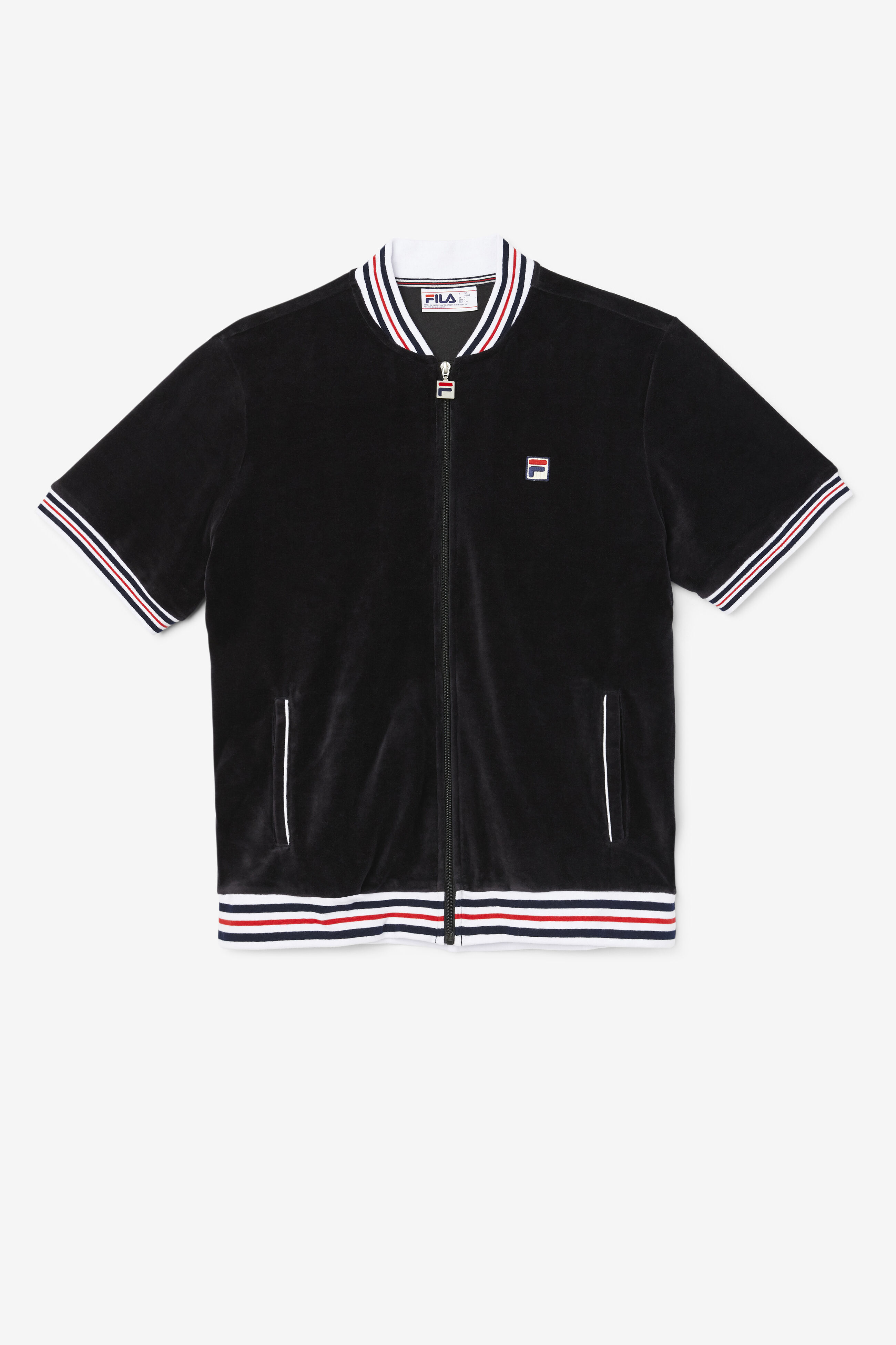 Estudio Men s Short Sleeve Velour Jacket Fila