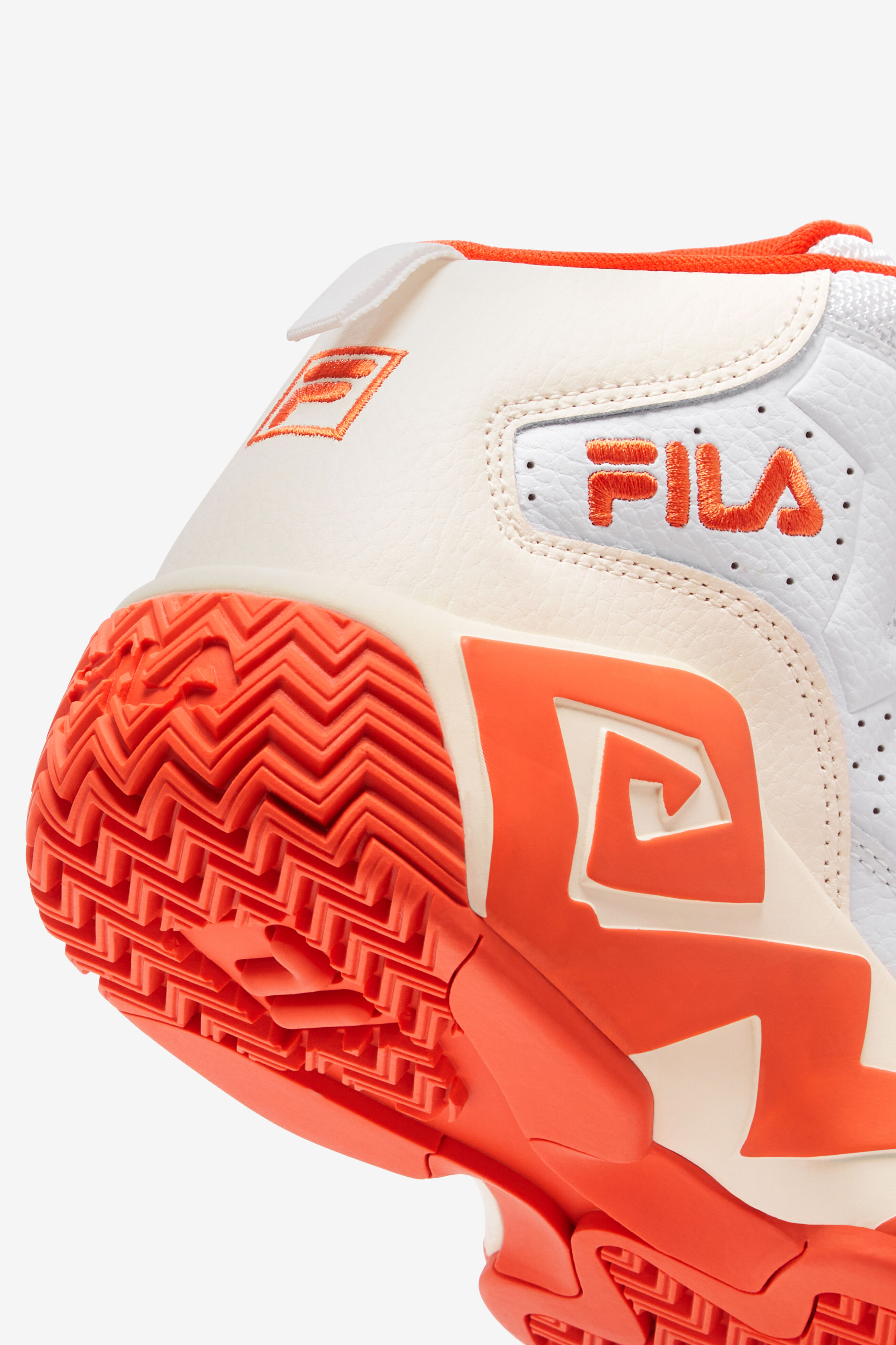 Fila white orange clearance