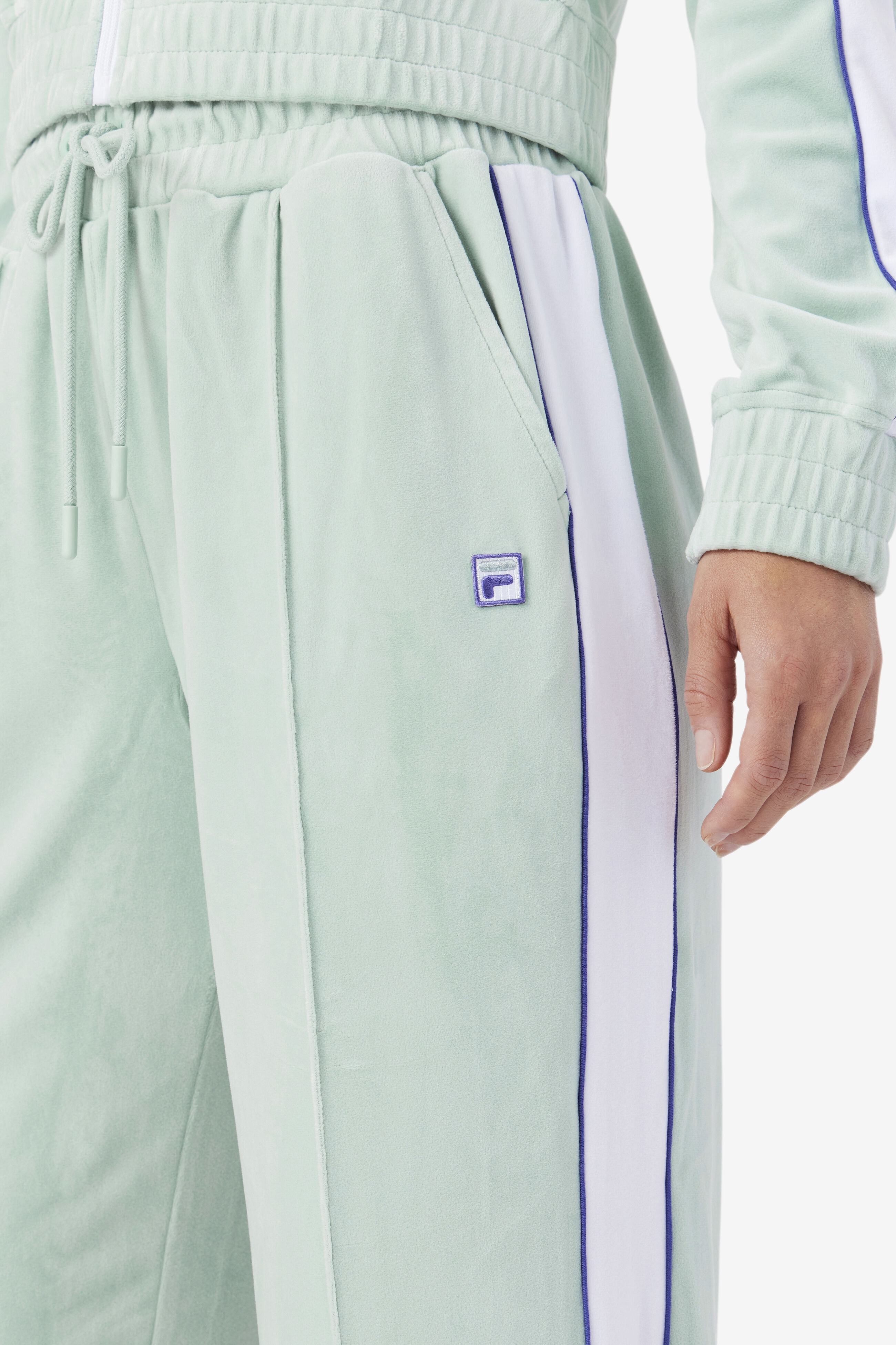 Fila velour pants womens deals