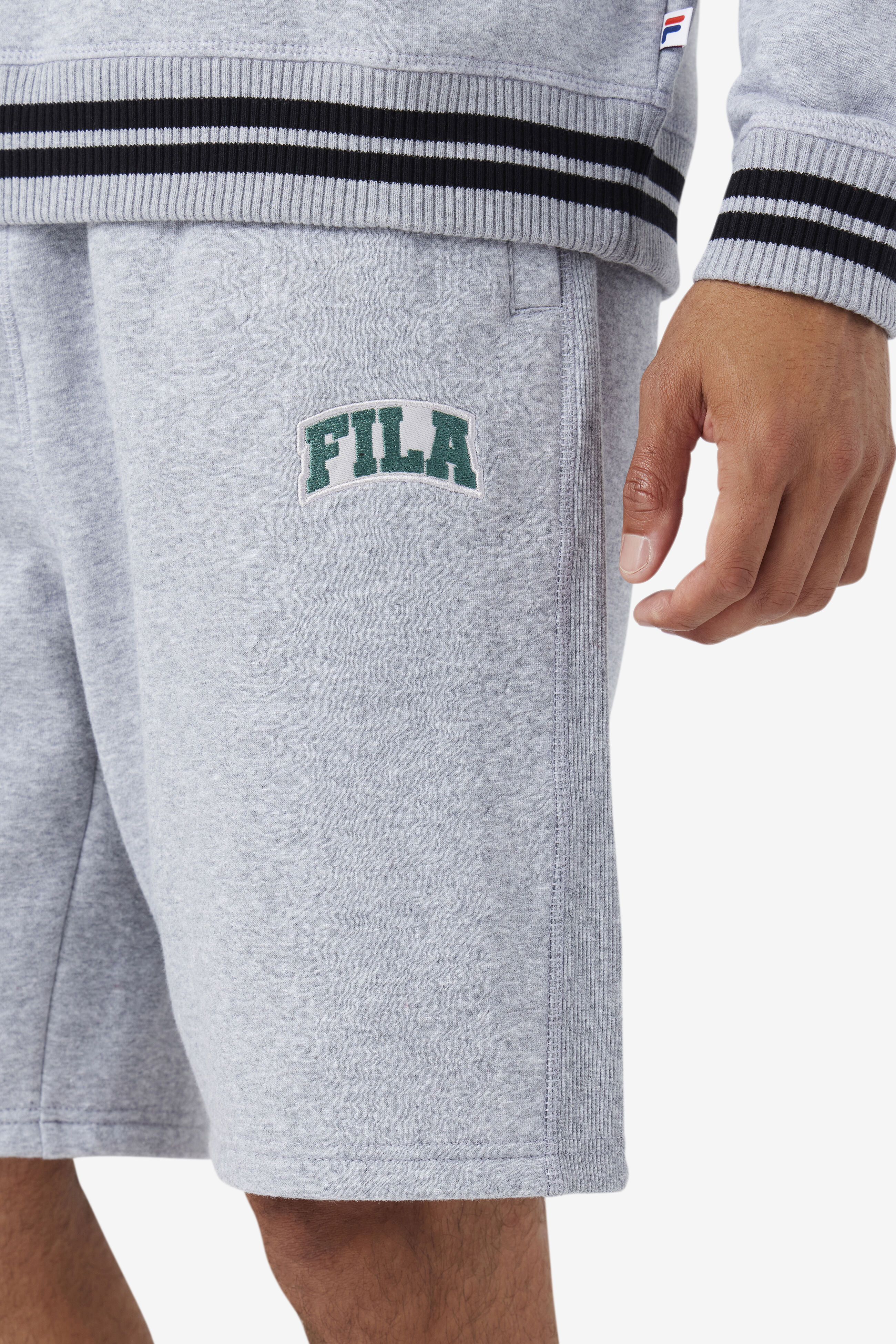 Fila shorts mens grey sales