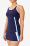 110 YEAR RACERBACK TANK/NAVY/WHT/MARN/Large