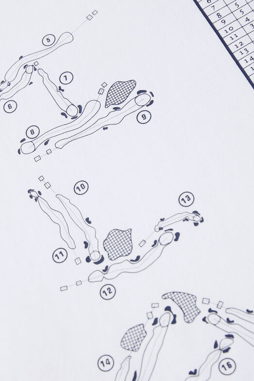 CNTRY CLB GOLF CRS MAP BX TEE