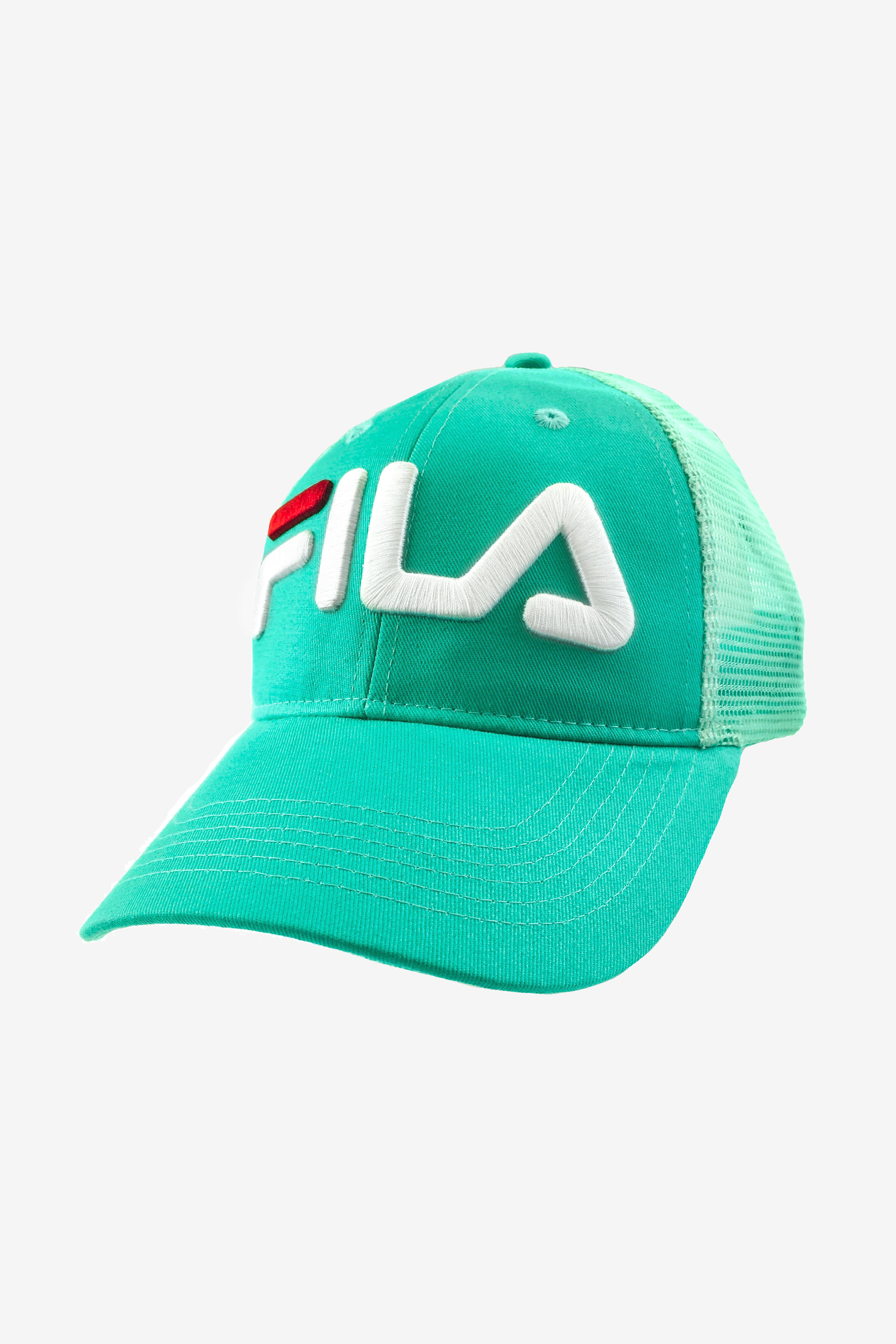 Trucker Hat With Embroidered Logo Fila