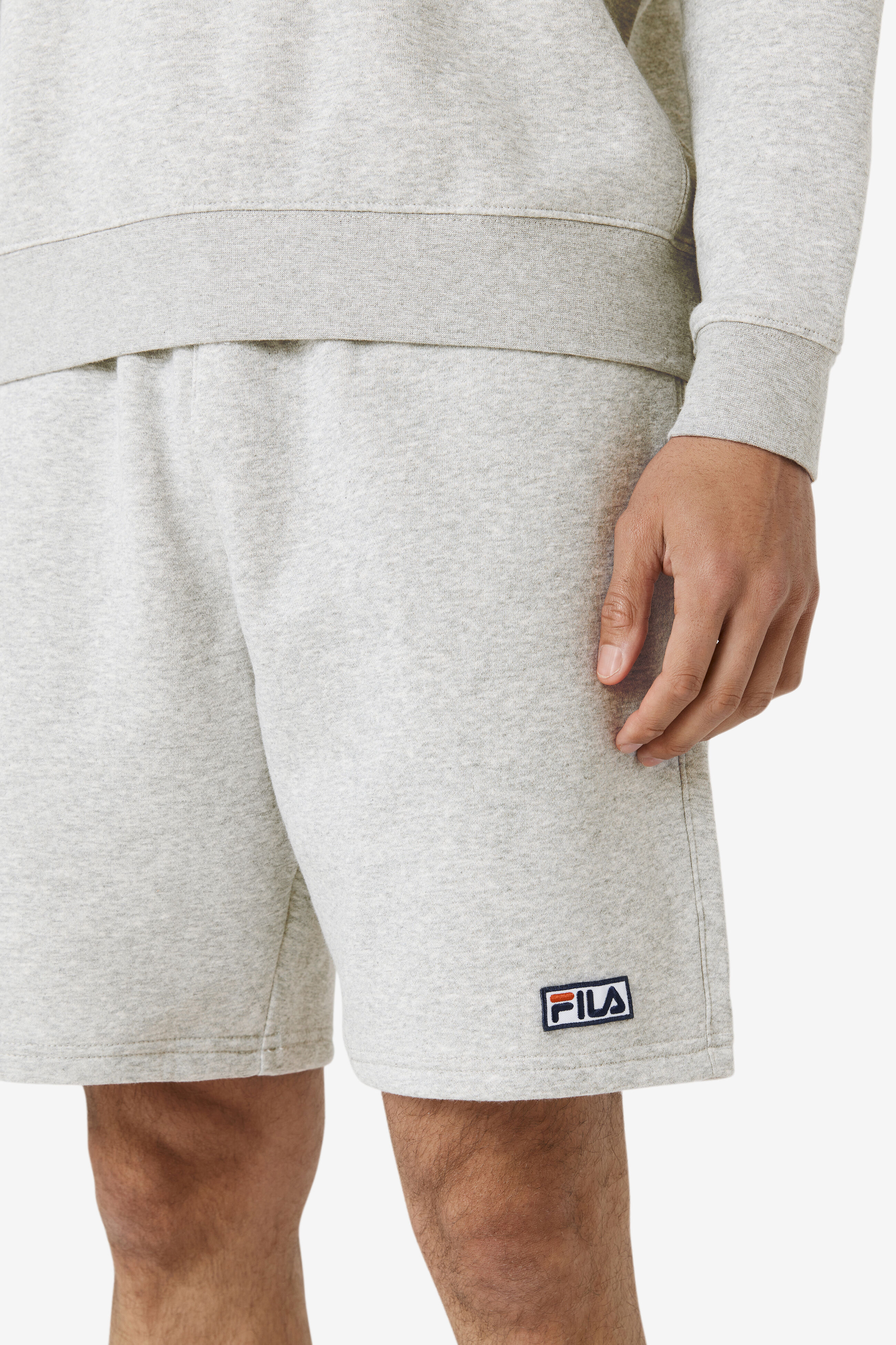 Fila shorts mens grey hot sale
