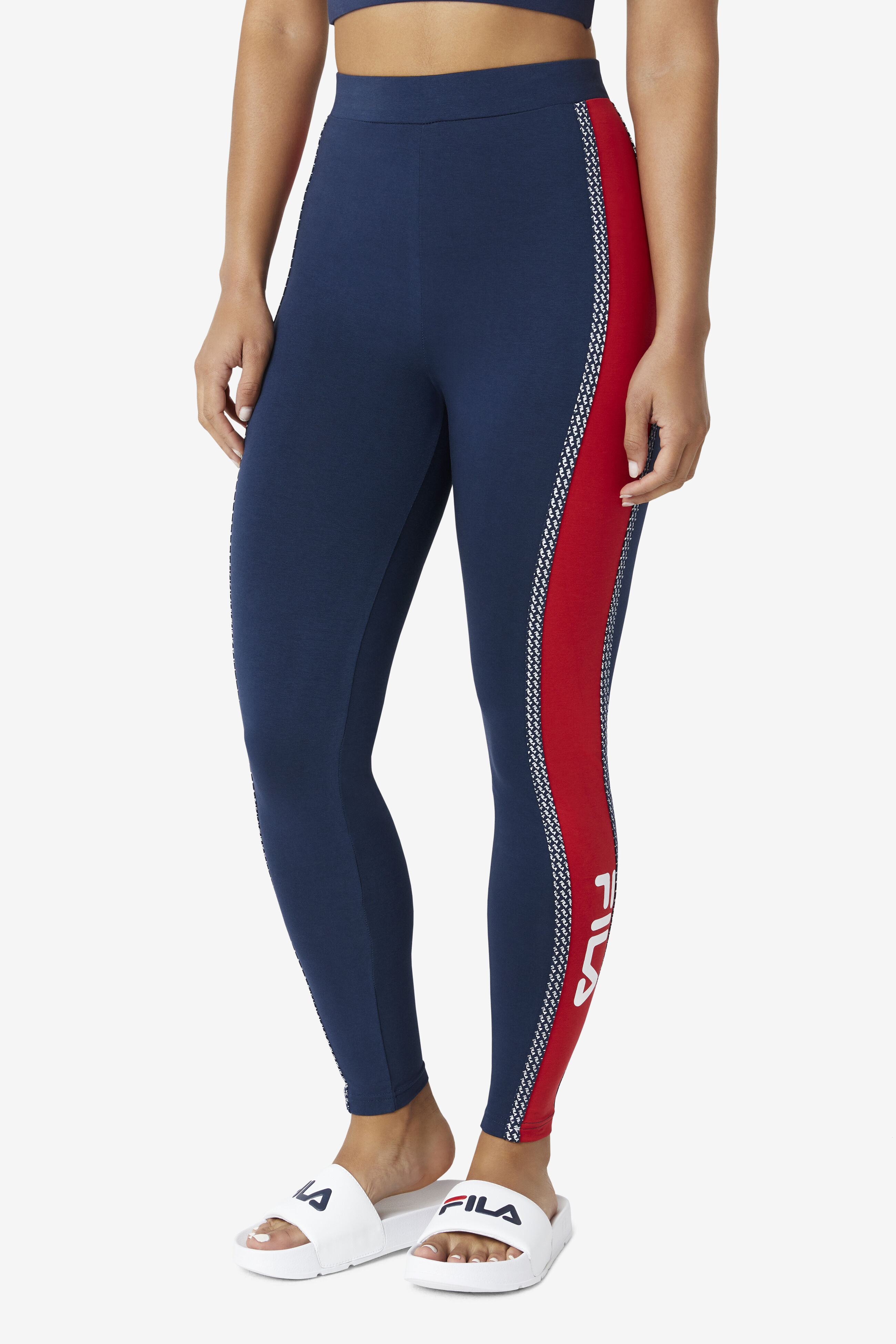 Ona Side Stripe Leggings Fila