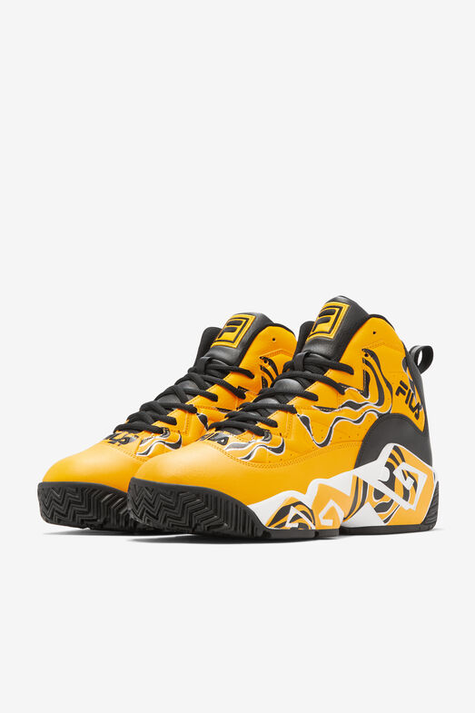 strøm Sanselig Fremme Mb Men's Black And Yellow Basketball Shoes | Fila