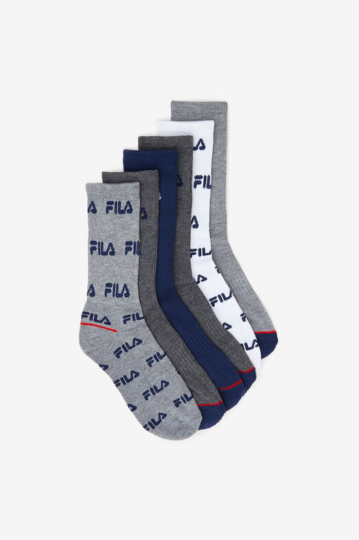 FILA LOGO ON LEG HC CREW 6PK