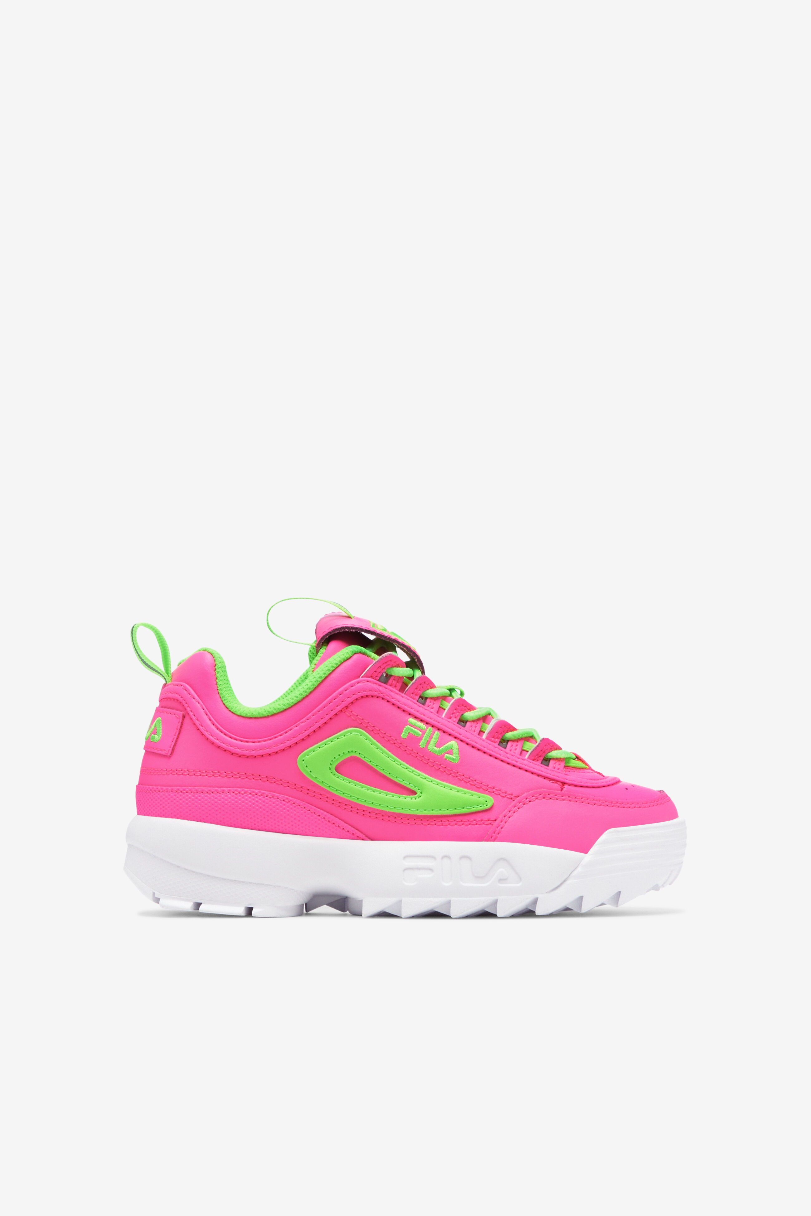 Fila disruptor sales 2 lime green
