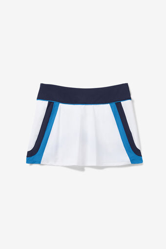 110 YEAR A-LINE SKORT/WHT/NAVY/MARN/Large