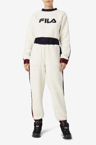 TABITHA CREW NECK/TOFU/PEAC/TPORT/Extra large