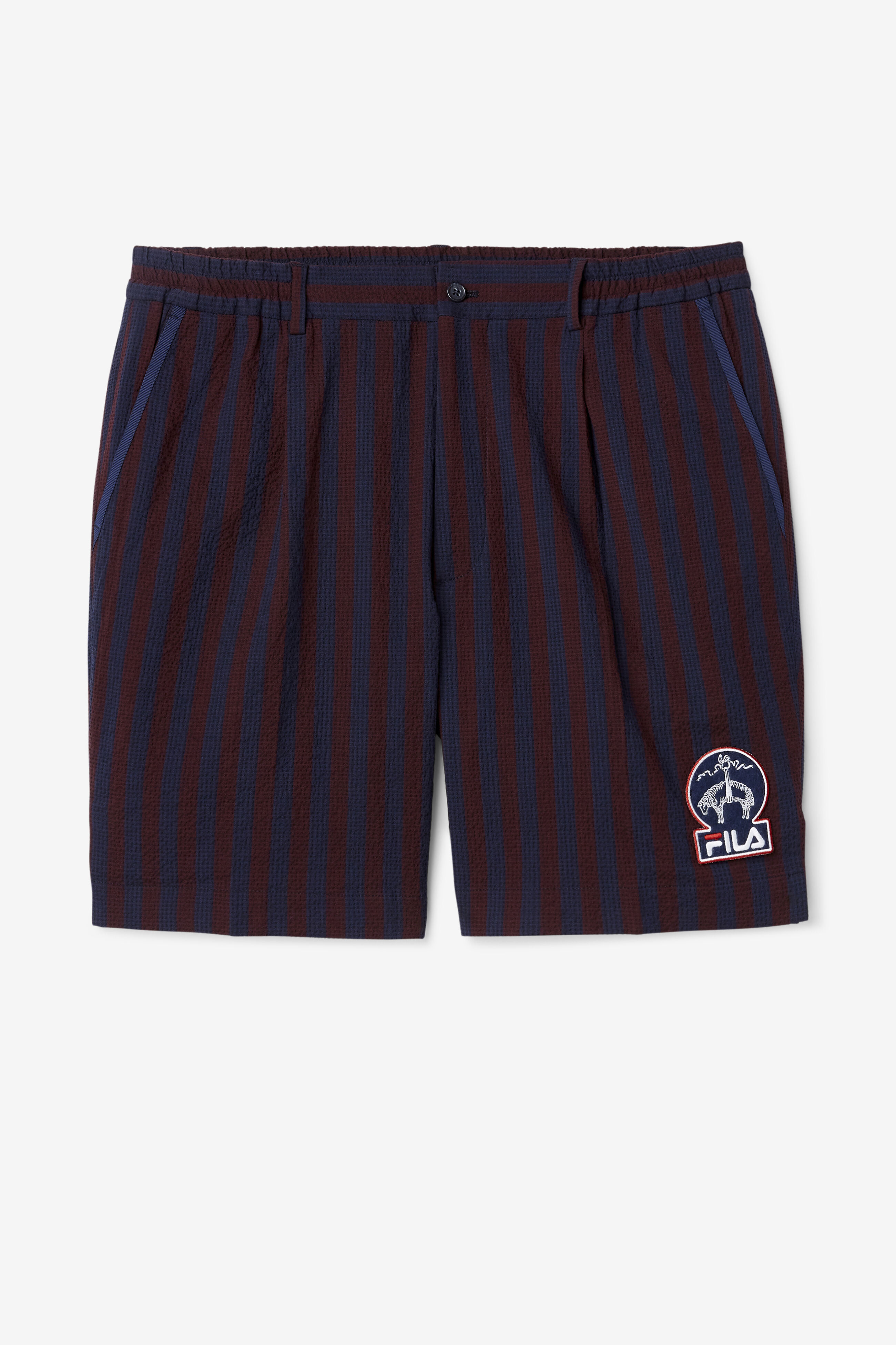 Fila deals pinstripe shorts