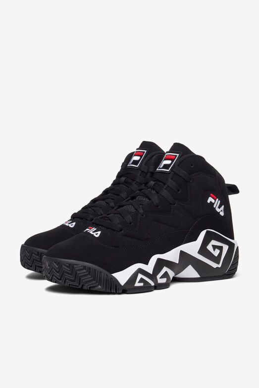 Mb Men's Black And White Basketball Shoes | Fila