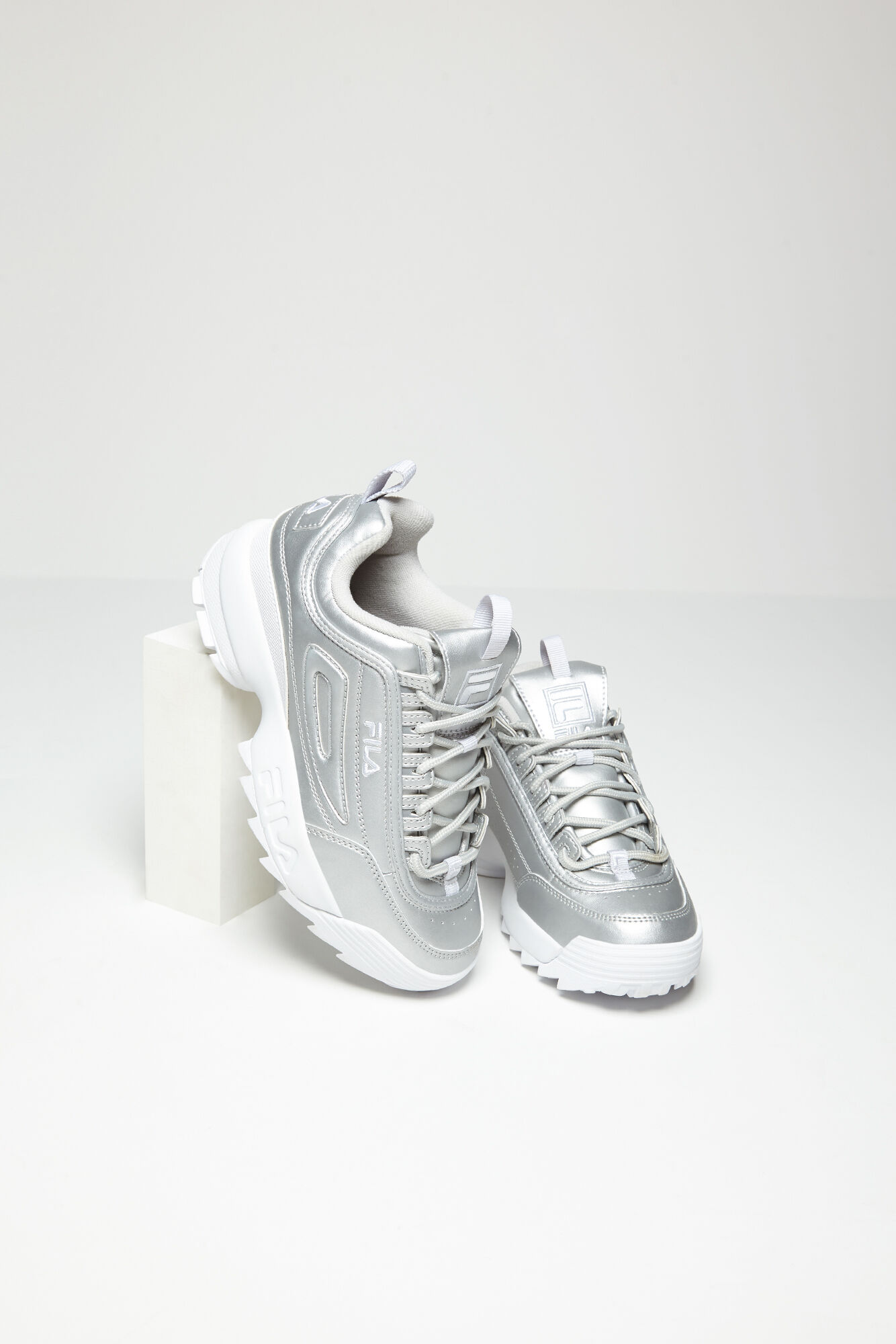 Women s Disruptor 2 Premium Metallic Shoes Fila