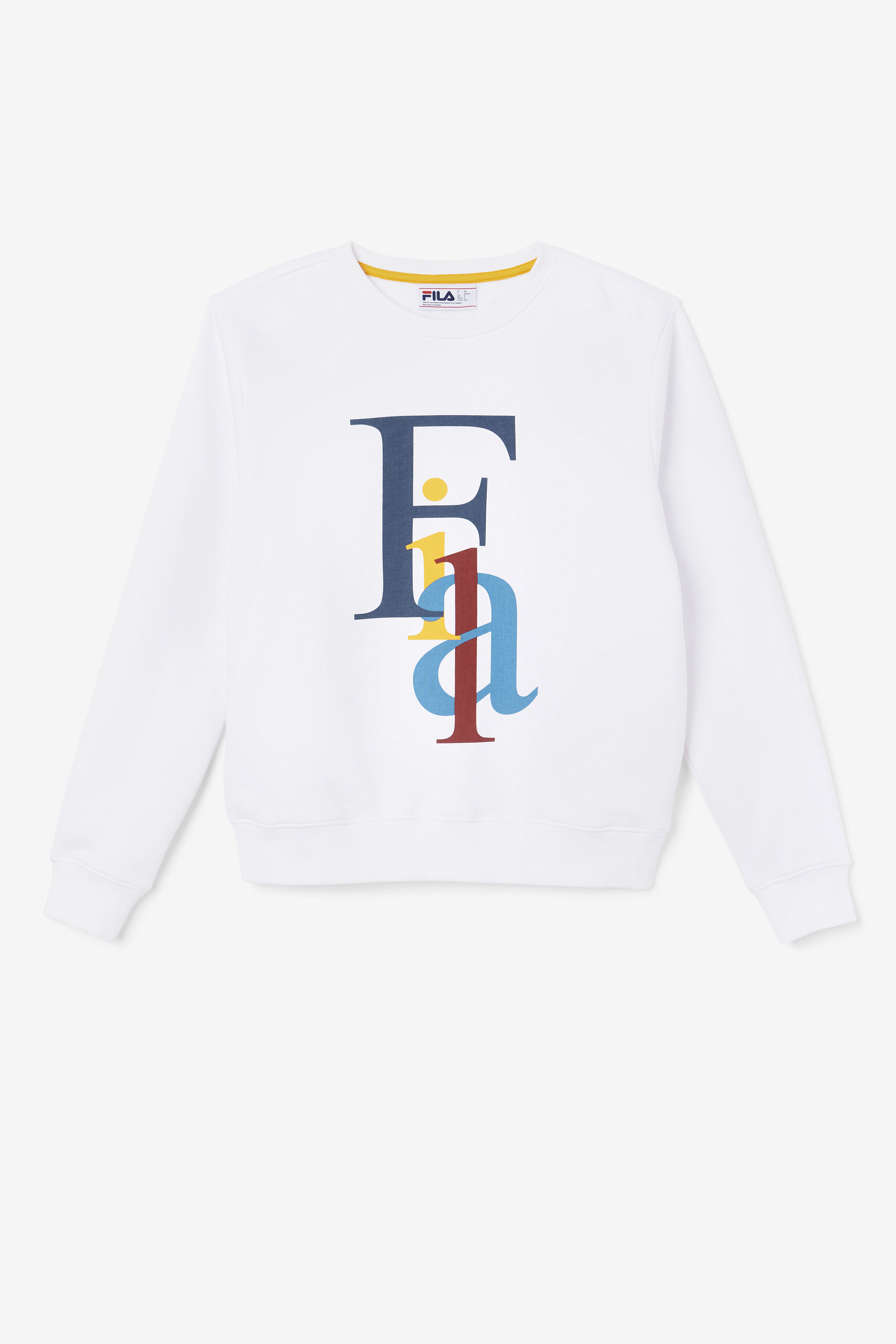 Fila white sales sweatshirt women's