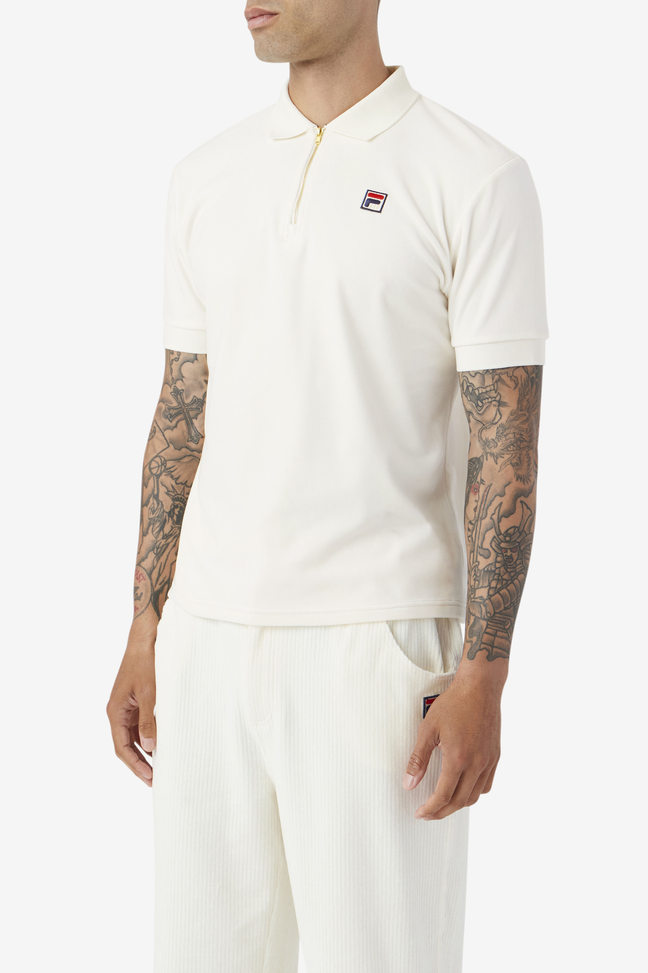 Devon Men s Short Sleeve Velour Polo Fila