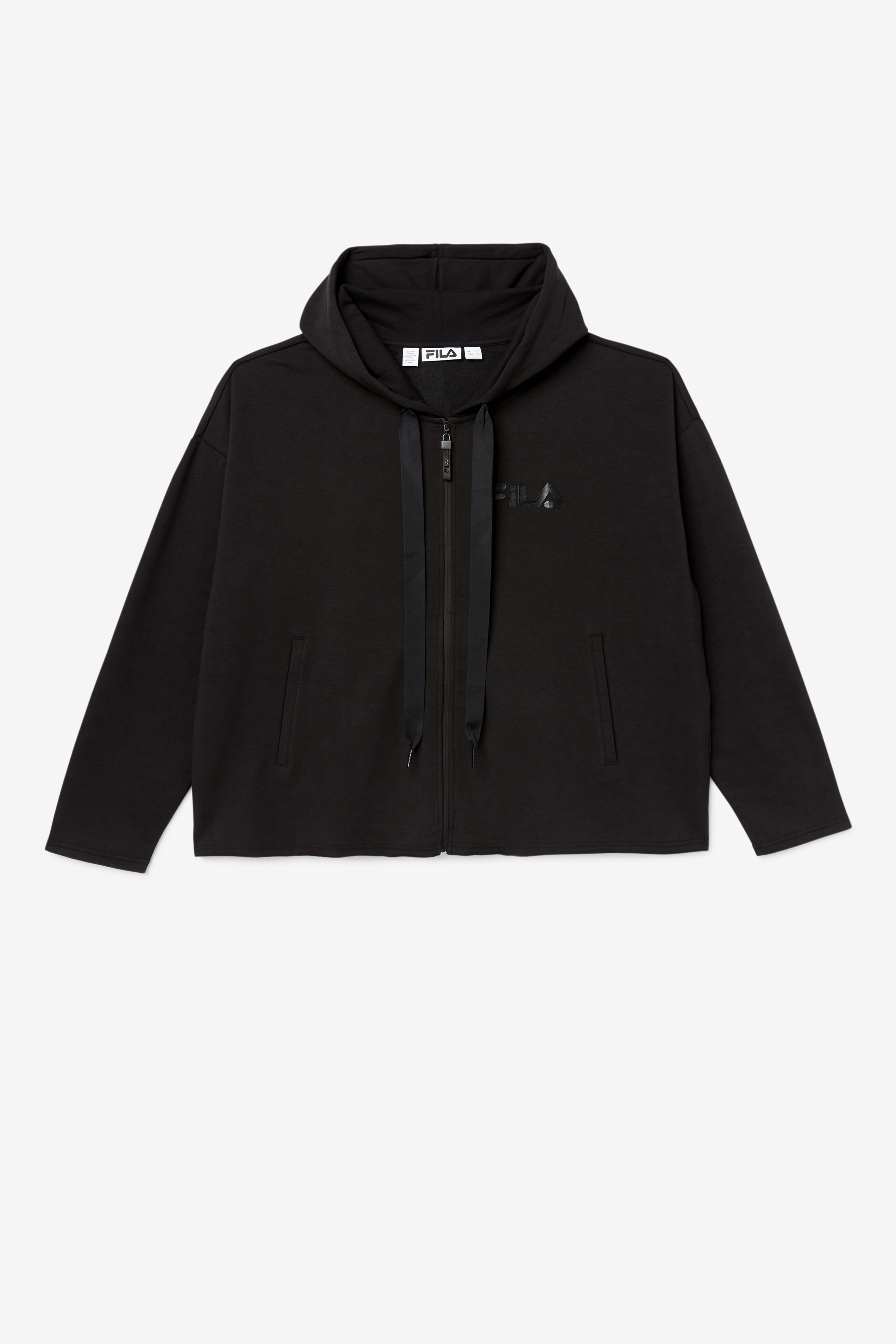 Plus size fila hoodie top