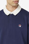 EDISON RUGBY SWEATER/PEAC/WWHT/Large