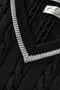 BASELINE CABLE KNIT VEST