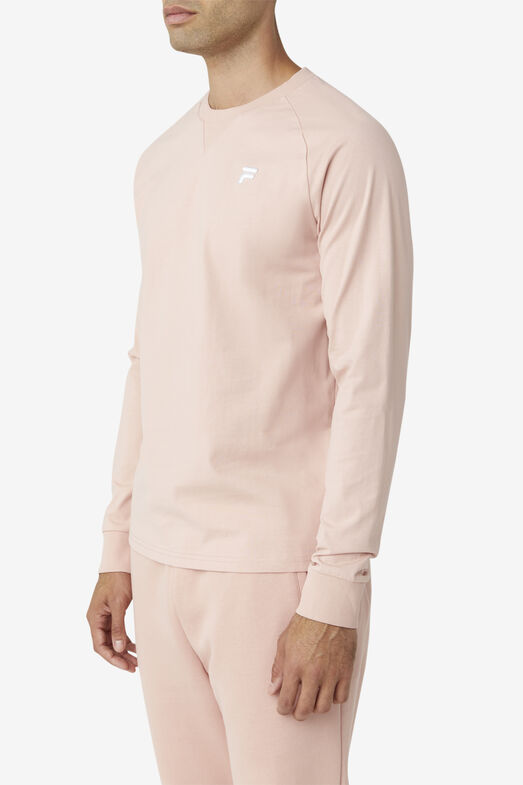 FLYNN LONG SLEEVE TEE/MISTYROSE/XXL