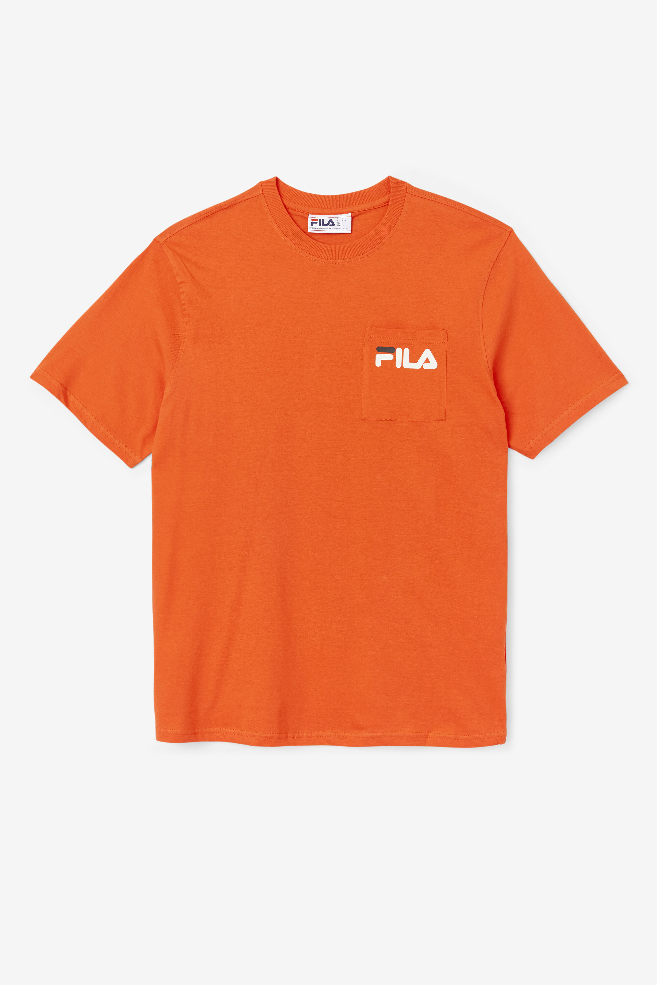 Tee shirt fila orange hotsell