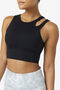 UPLIFT SLICE CROP BRA TOP/BLACK/Extra large